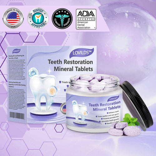š©āāļøADA-CERTIFIED: LOVILDS⢠Teeth Restoration Mineral Tabletsš¦·