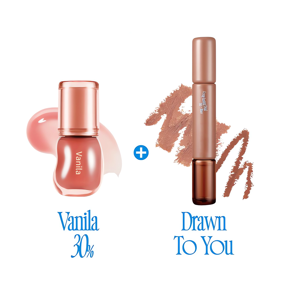 Last Day 70%OFF：Easy Lazy Lip Combo~3D Voluming Gloss+Dual Coloring Stick Lip+Liner