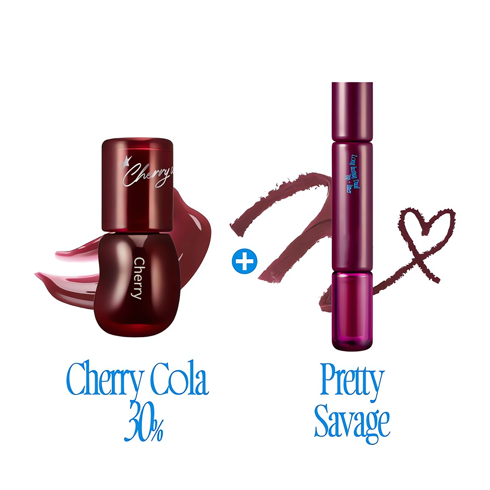Last Day 70%OFF：Easy Lazy Lip Combo~3D Voluming Gloss+Dual Coloring Stick Lip+Liner