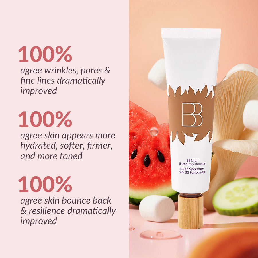 Blur tinted moisturizer SPF 30 - instantly brightens, hydrates & smooths your skin